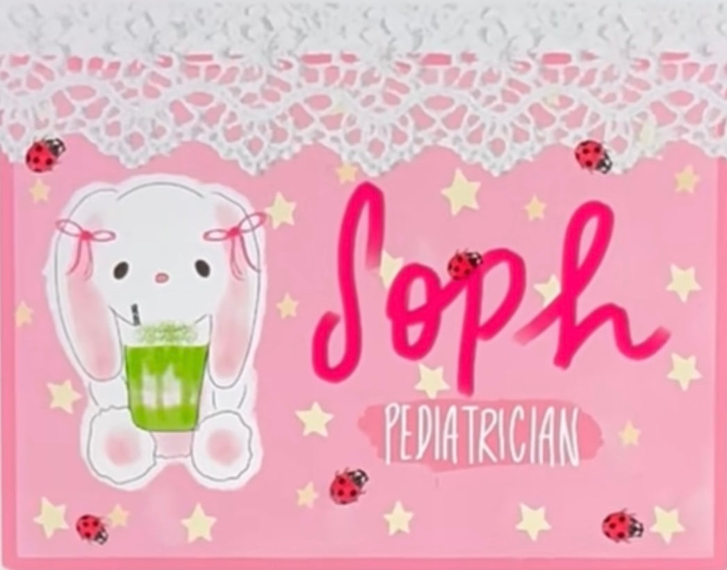 Lace Custom Name Badge