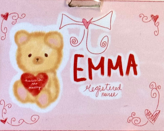Custom Name Badge 🐞