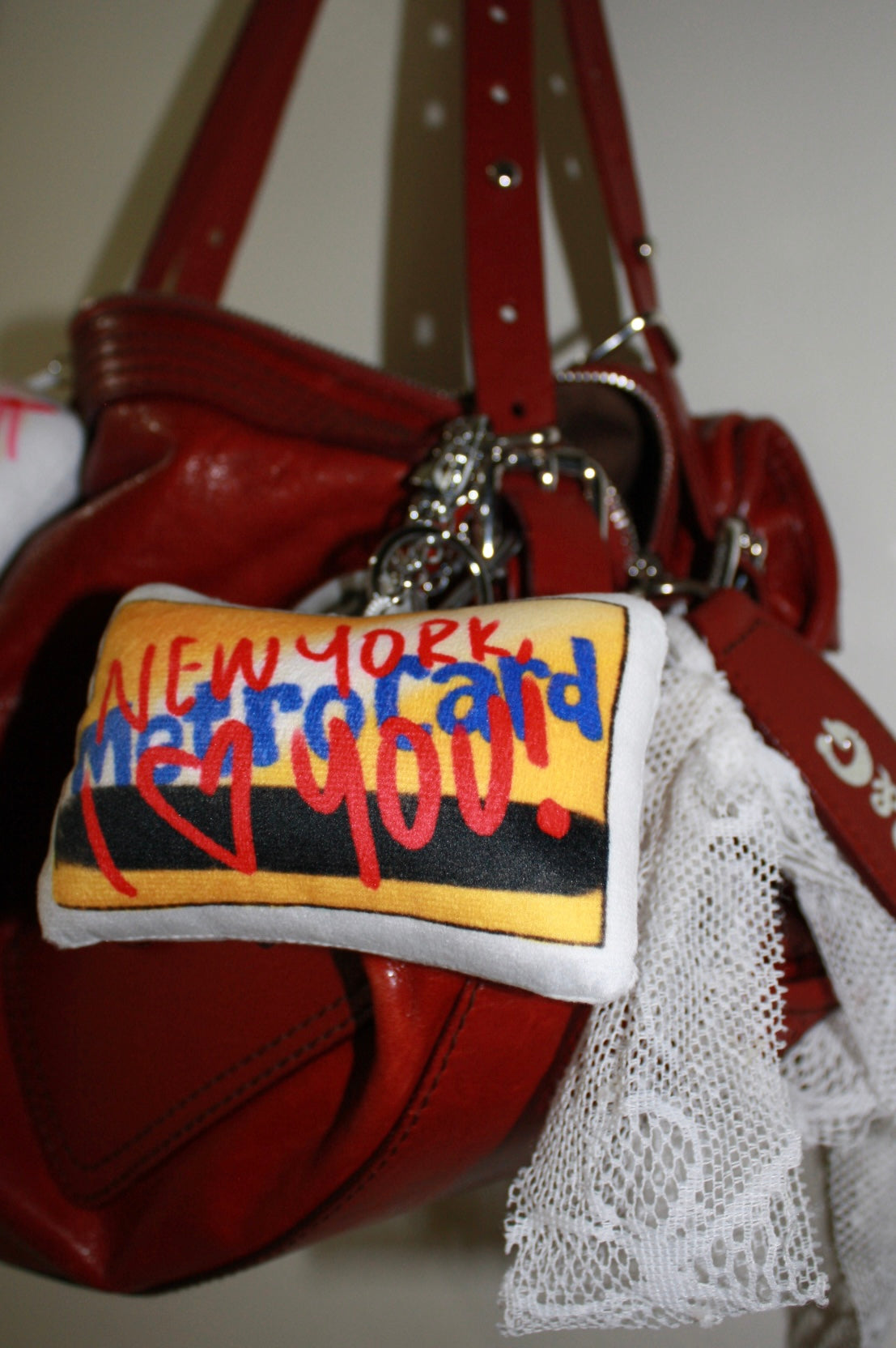 Metro card bag charm 🚕🌃