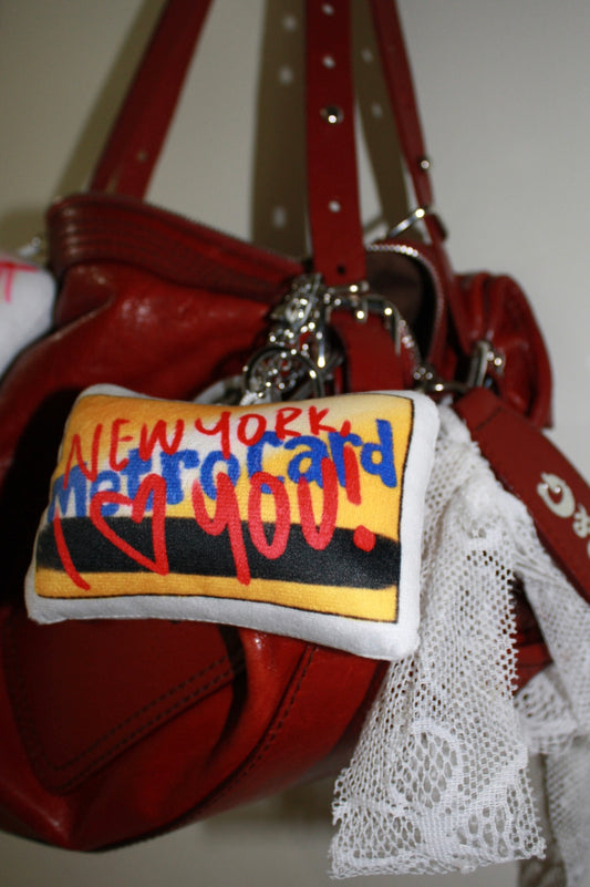 Metro card bag charm 🚕🌃