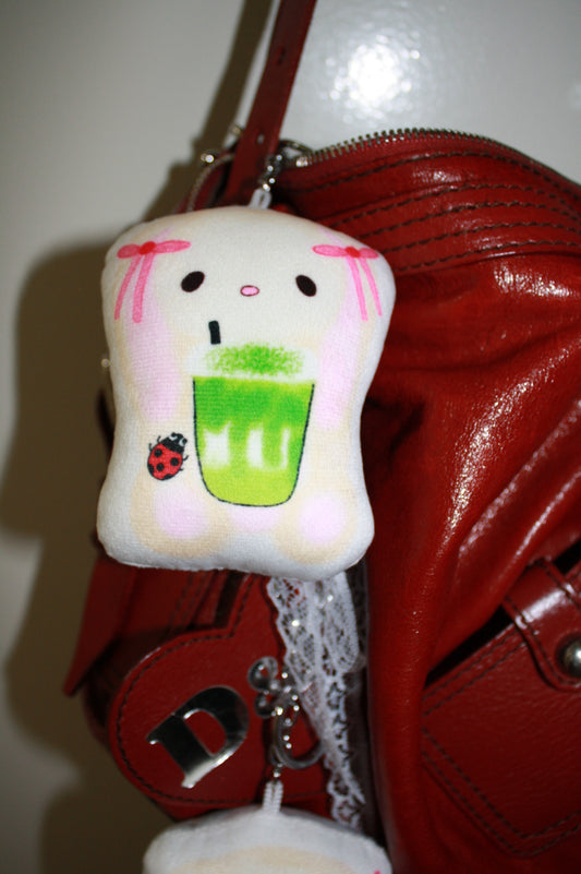 Bunny matcha bag charm 🐇