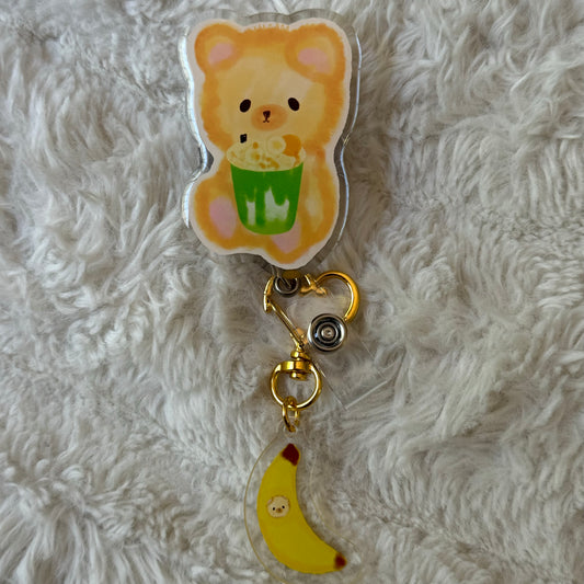 Banana Pudding Matcha Teddy Badge Reel 🍌🍵🍨🧁