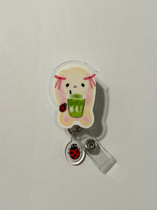 Bunny Matcha Badge Reel 🎀