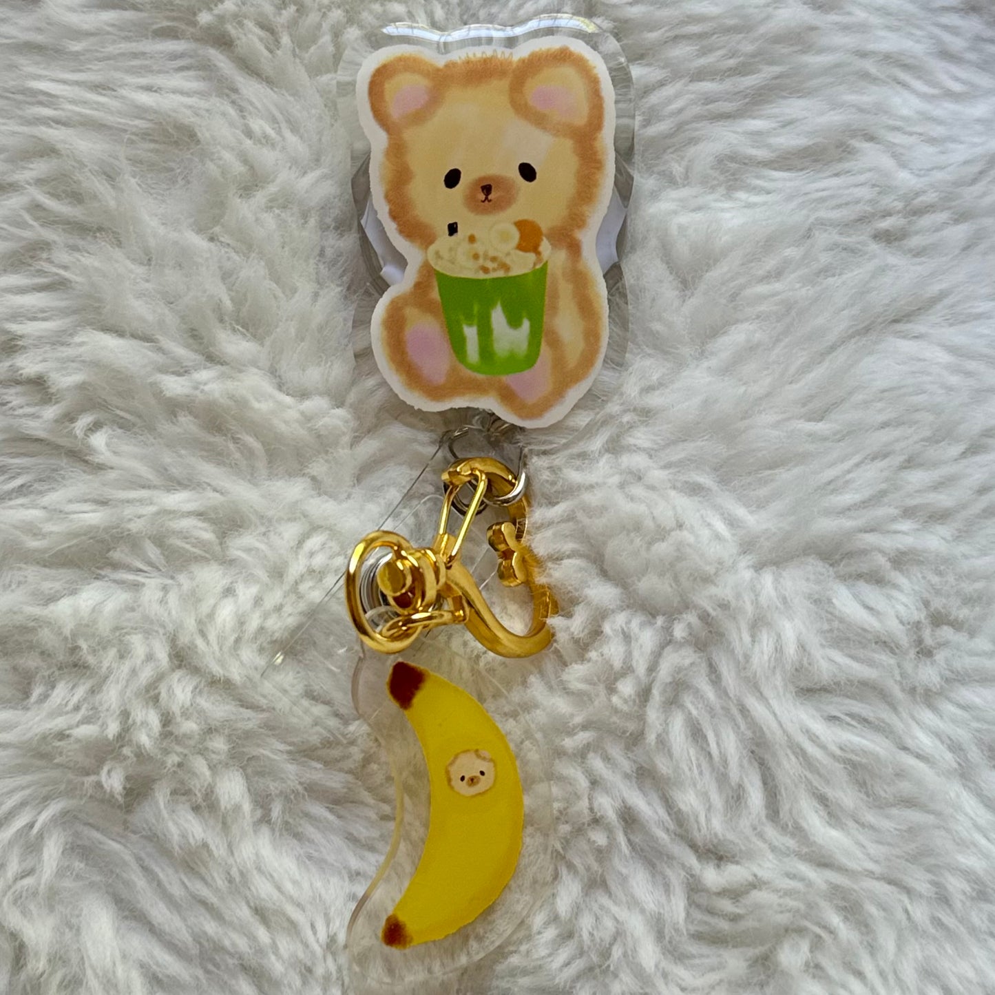 Banana Pudding Matcha Teddy Badge Reel 🍌🍵🍨🧁