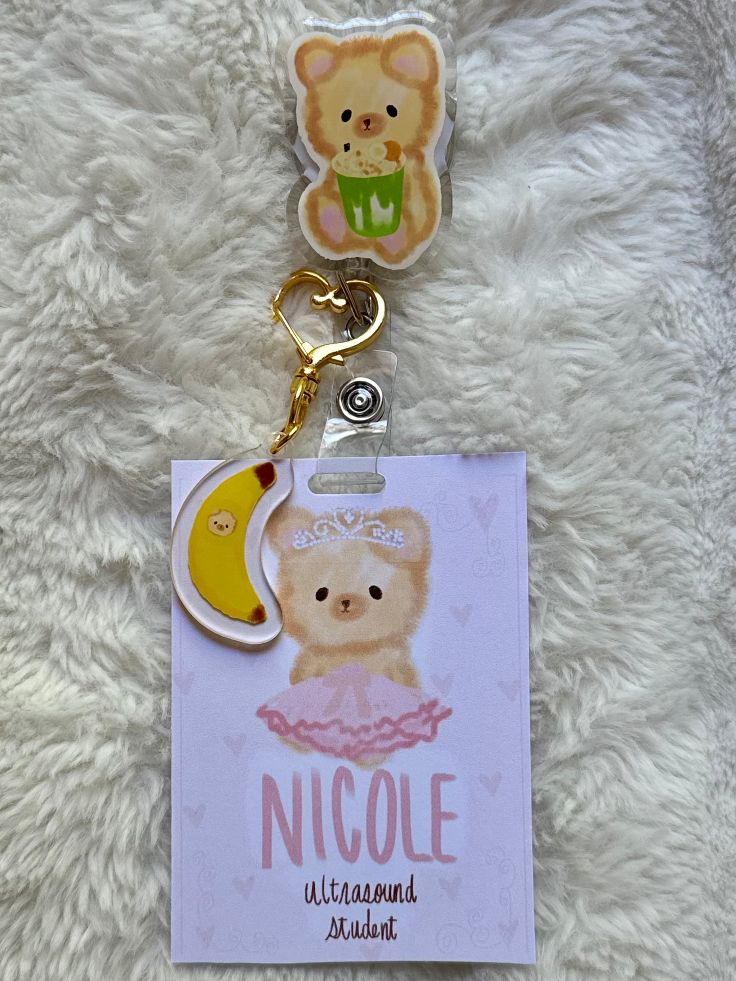 Tiara name badge 🩰