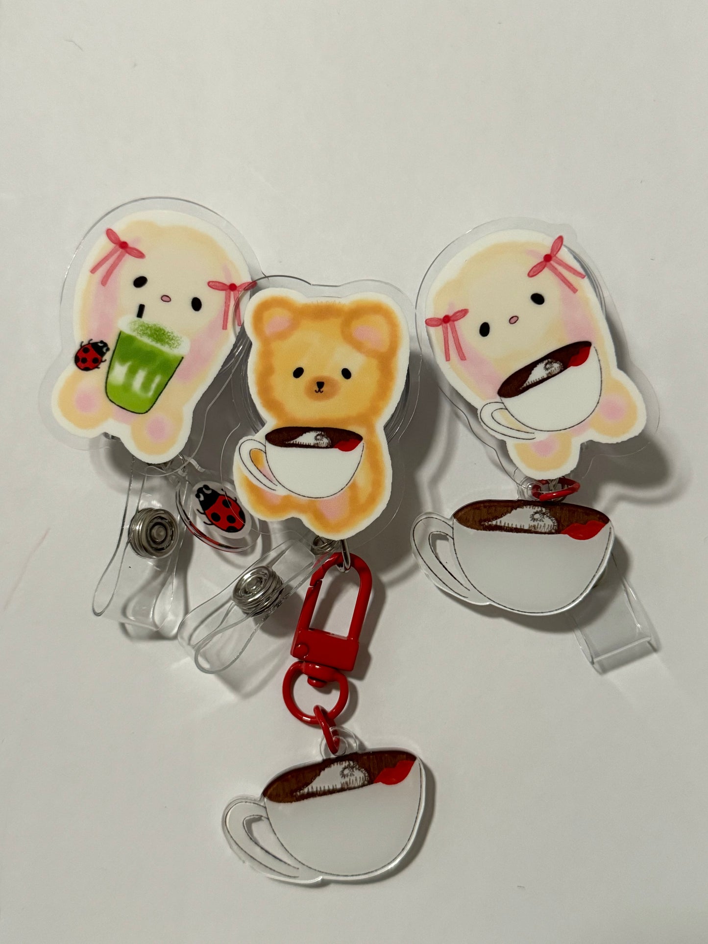 Bunny Coffee Badge Reel 🫧