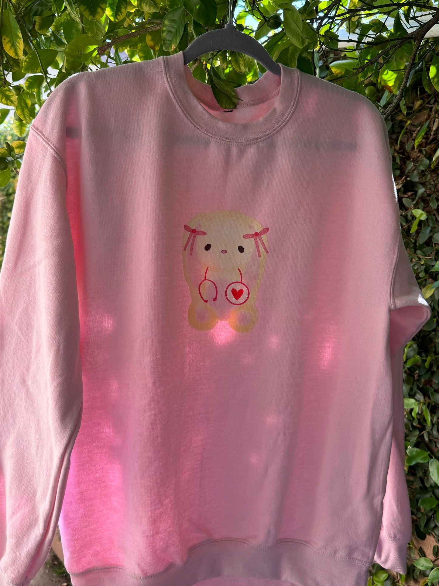 Bunny with Stethoscope Pink Sweater 🎀💝🩺❤️